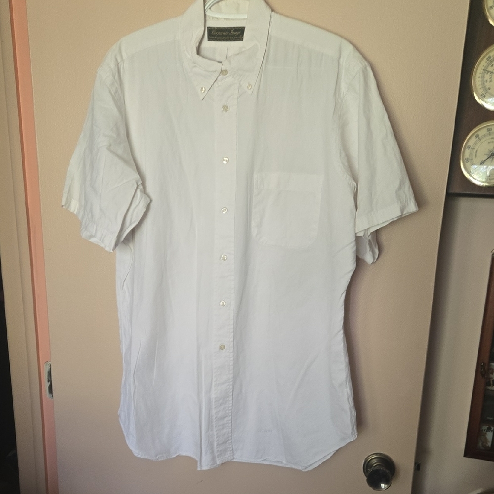 Classic White Button-Down Shirt